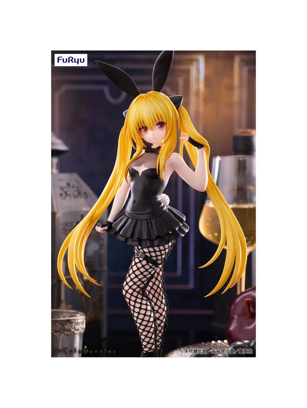 FuRyu BiCute Bunnies To Love-Ru Darkness Golden Darkness Eve Figure NIB US Sellr